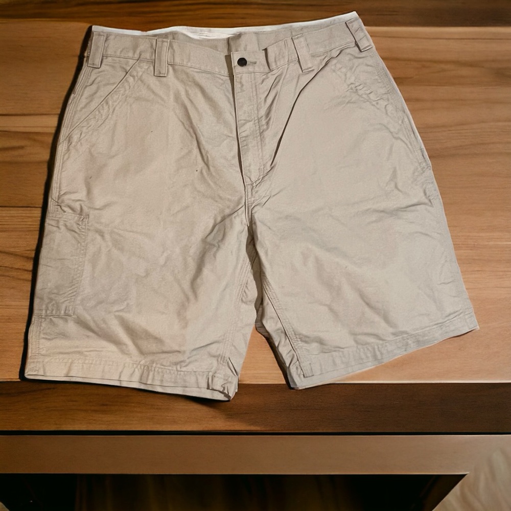 Carhartt Shorts Mens 40 Khaki Tan Orginal Fit  B147 Cargo Utility